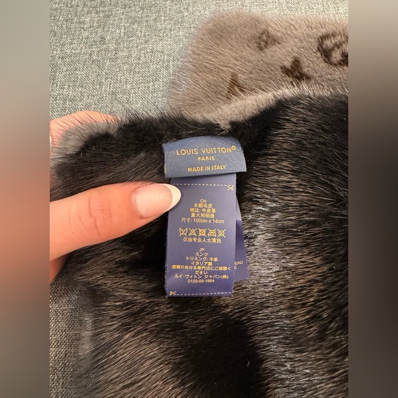 Louis Vuitton Monogram Reverso Mink Scarf - Picture 4 of 10